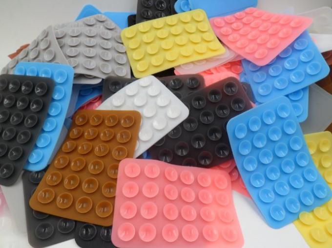Silicone Rubber Injection Molding Single Sided Suction Cups 1