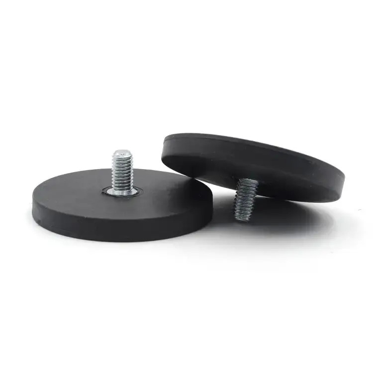 The working principle of rubber shock absorption.