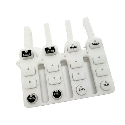 Custom Mold Spray Feel Oil Silicone Keys Rubber Keyboard