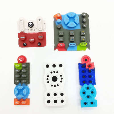 Customized Design Waterproof P+R Silicone Rubber Keyboard Controller Keys