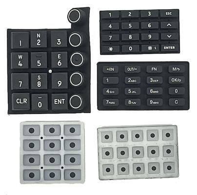 Customized Home Appliance Remote Control Silicone Keyboard Back Rubber Molding Cutting Processing