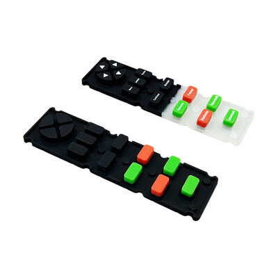 Customized Silicone Rubber Electronic Remote Control Rubber Keyboard With Durable Spray Feel And Oil