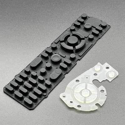 Custom Silicone Rubber Keypads 80 Shore A Waterproof Tactile Buttons For Remote