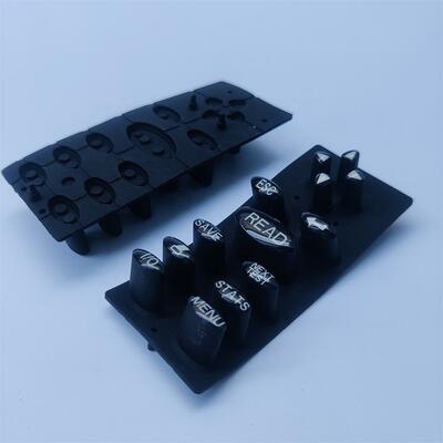 70 Shore A Wear Resistant Conductive Silicone Rubber Keypad For Handheld Barcode Scanner Custom OEM