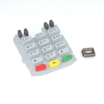 Silicone Rubber POS Machine Keyboard For Verifone
