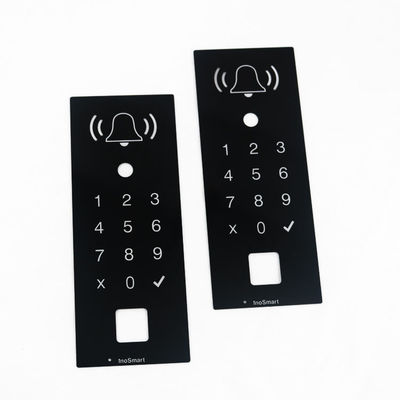 Intelligent Security Door Lock Display Cover Glass Acrylic Control Panel