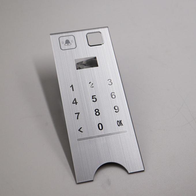 Intelligent Security Door Lock Display Cover Glass Acrylic Control Panel