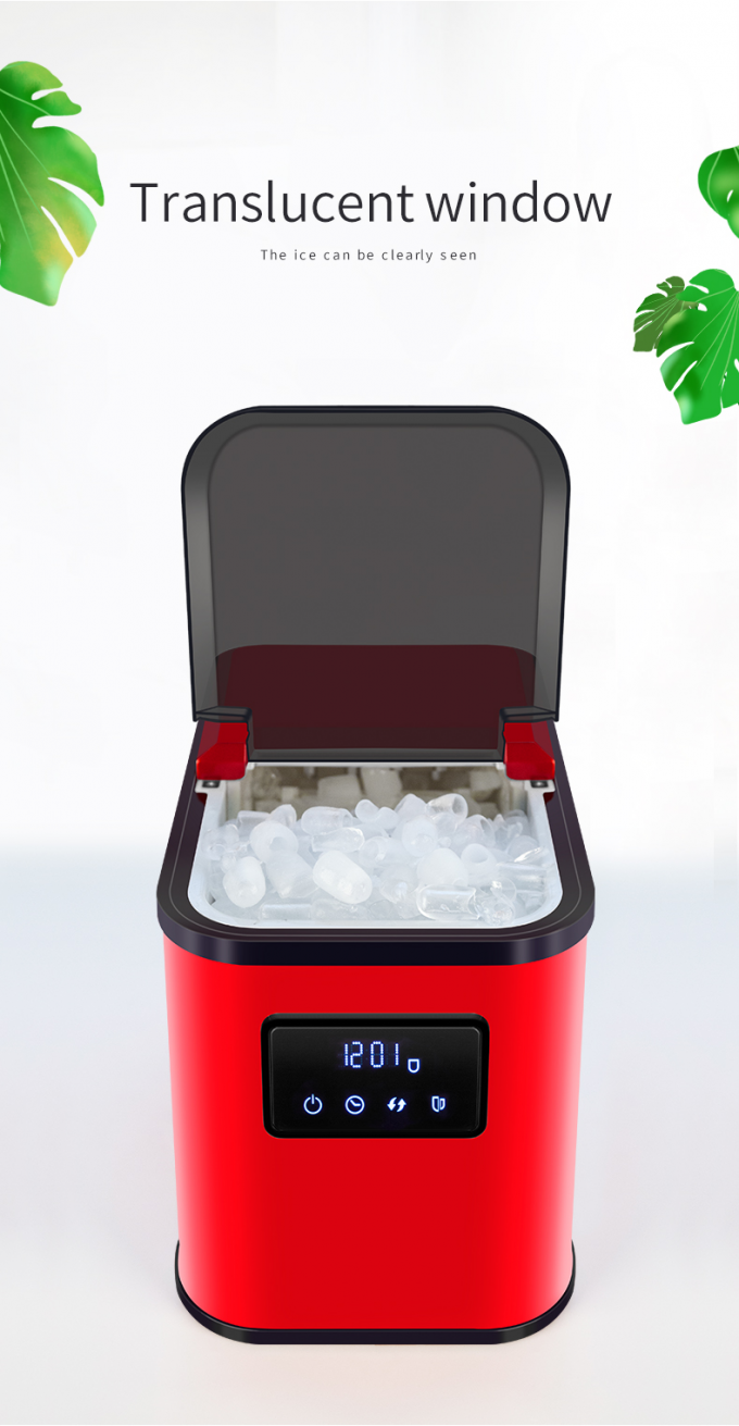 Custom Home Ice Maker Acrylic Glass Control Display Panel Ice Maker