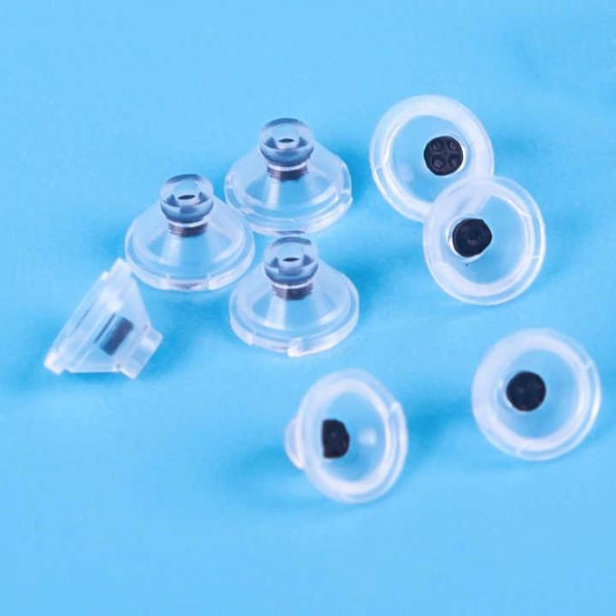 Custom Conductive Button Silicone Single Button With Conductive Carbon ...